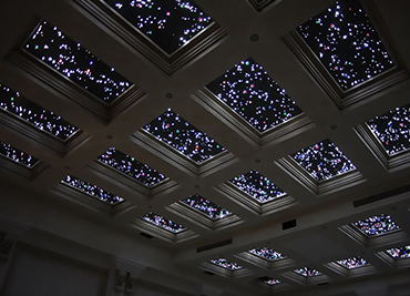 colored fiber optic stars