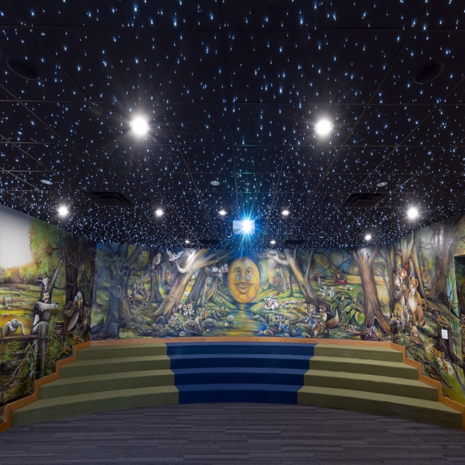 smart LED acoustic wall