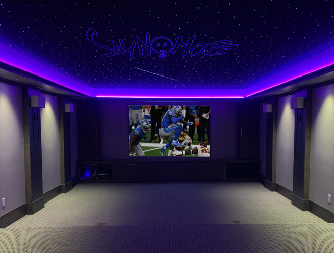 custom star ceiling logo