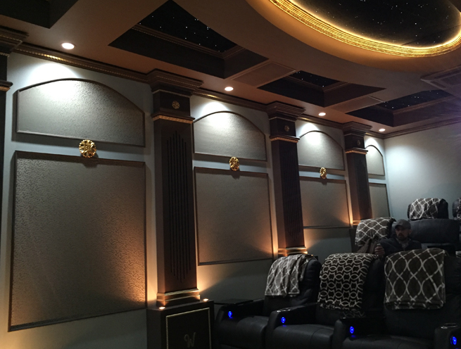custom home theater star panels